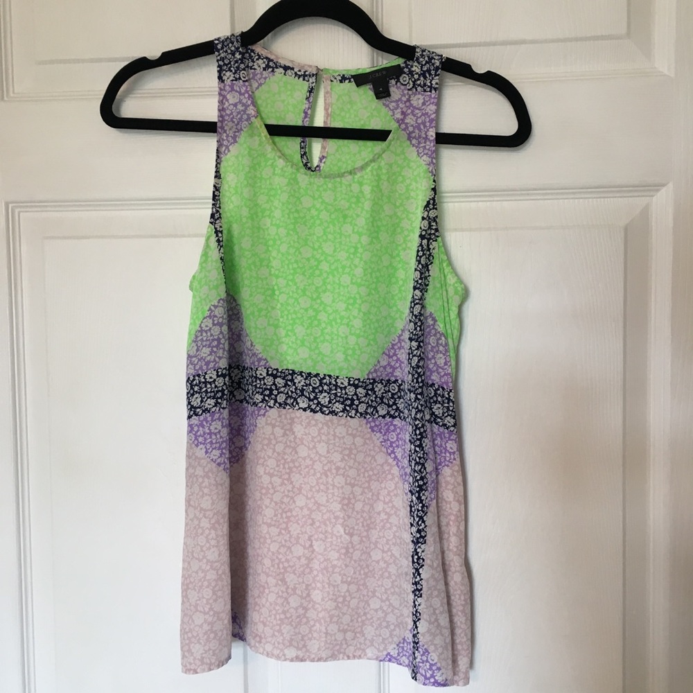 J Crew Silk Tank Top